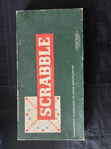 Vintage 1955 scrabble - vintage,