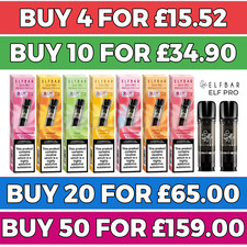 Elf Bar Elfa Pro Refill Pods | Pre-refilled Pods |2 Pods 20mg | Replaceable Pods