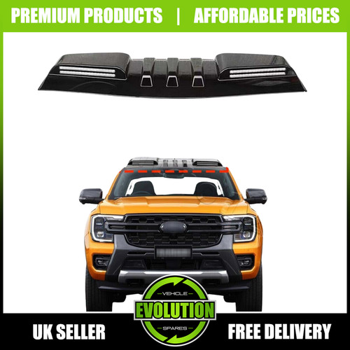 Led roof light gloss black - led,