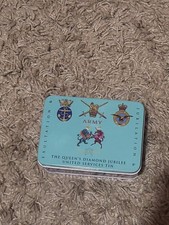 Army The Queen's Diamond Jubilee United Services Tin
