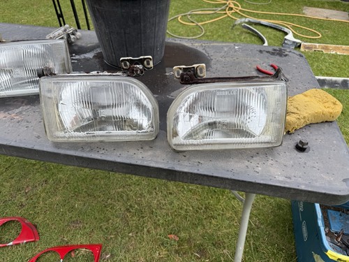 Escort mk4 carrello headlights - escort,