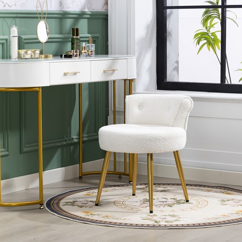 Plush teddy vanity stool - teddy,