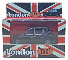London Black Cab Diecast Pullback Model 1:36 Scale Boxed City Souvenir