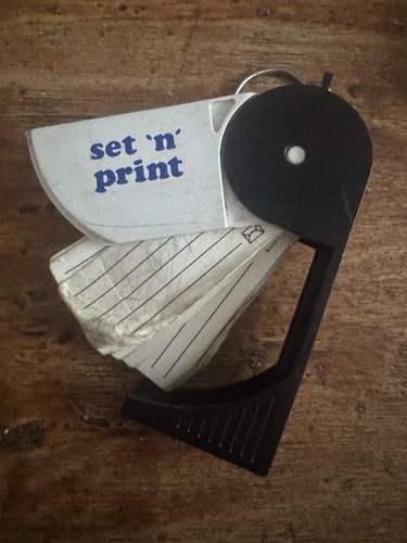 Vintage key ring address - , &