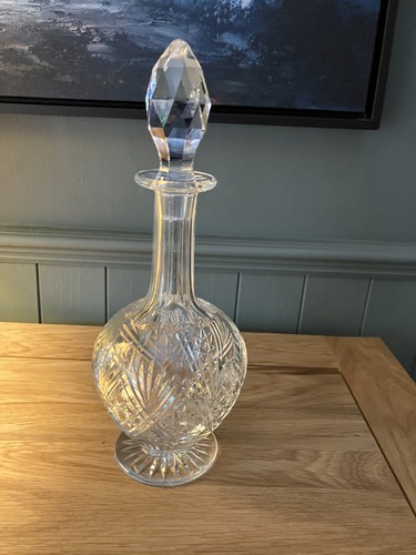 Thomas webb glass decanter - webb,