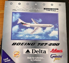 Gemini Jets / Schuco 1/400 Delta - Boeing 727-200 N458DA MIB Ltd Ed