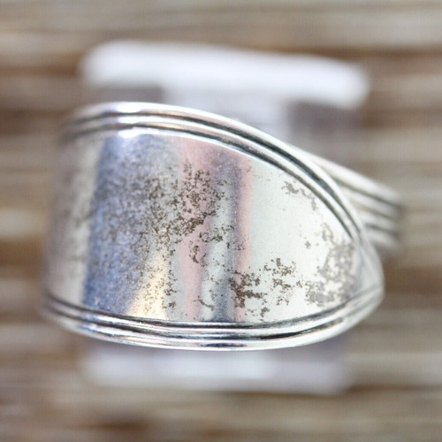 Vintage spoon ring sterling - spoon,
