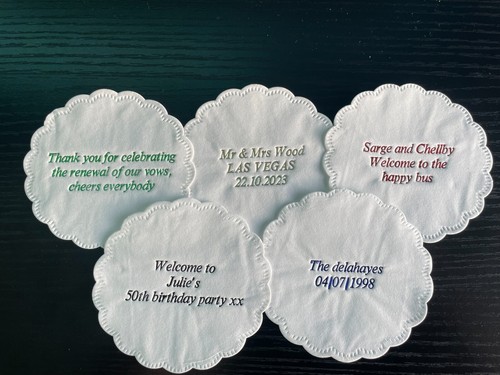 100 paper coasters - 100, x