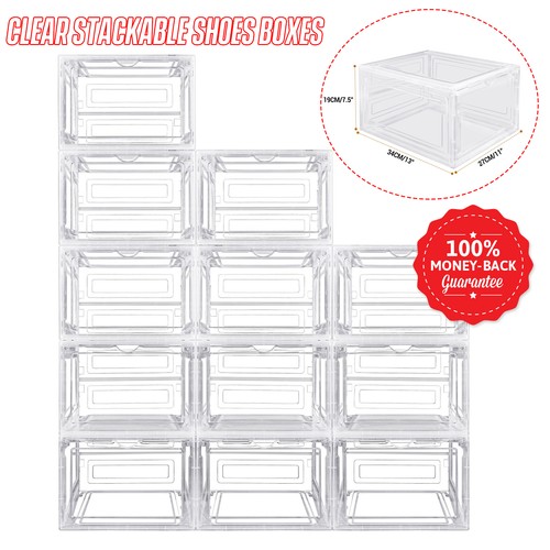Pcs shoe storage boxes - 6/9/12,