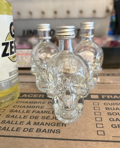 Lot crystal head skull - of,