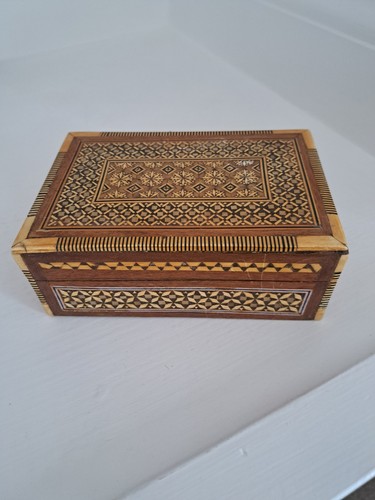 Vintage marquetry inlaid - marquetry,