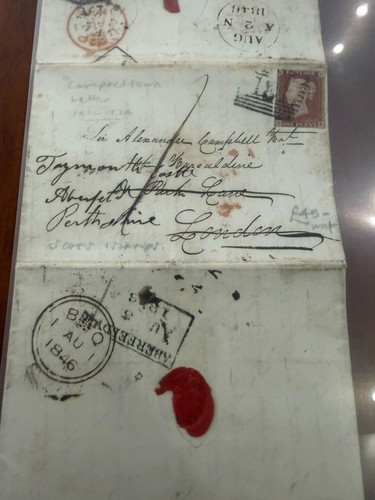1846 scotland militia letter - 1846,