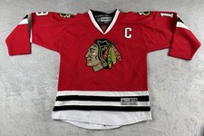 Chicago Blackhawks Reebok Hockey Jersey Youth L/XL Women’s Size 8 Red #19 Toews
