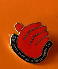 Mitsubishi enamelled pin - tv,