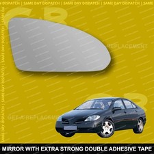 For Nissan Primera P12 wing mirror glass 02-08 Right Driver side Spherical