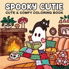 Spooky Cutie Coloring Book for