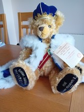 Hermann Collectable Mohair Bear Queen Elizabeth II Golden Jubilee 2002  144/500