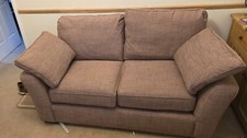 Next  Heath 2 seater sofa used 161x90x98cm tweedy blend mid mulberry 1 month old
