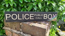 PRIDE DR WHO POLICE PUBLIC CALL BOX TARDIS LTD EDITION Door Sign NEW