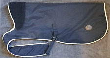 Barbour - TARTAN FLEECE LINED Dog Coat. NAVY. XXL.