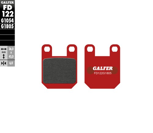 Brake pads kh115 montessa cota - brake,