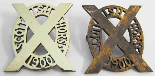 Scottish horse badge boer war - scottish,