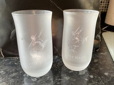 2 X Remy Martin Frosted 8 oz Champagne Cognac Glasses With Centaur Motif