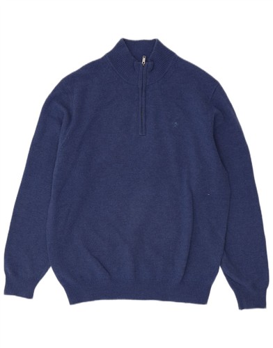 Hackett mens zip - neck, jumper