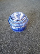 Ringtons Millennium 2000 Castle Lidded Jar Tea Caddy Biscuit Barrel By Wade