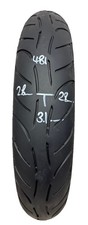 Metzeler Sportec M7 RR 120/70zr17 58w    Part Worn Motorcycle tyre 481