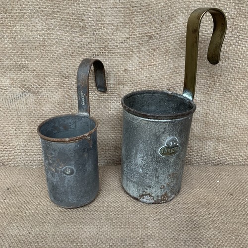 Antique milk measures pint - 2,