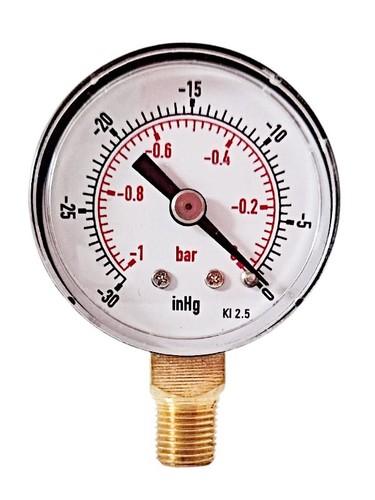 Vacuum gauge 40mm - 50mm, dial