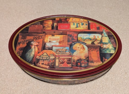 Mcvities oval shaped large tin - shaped,