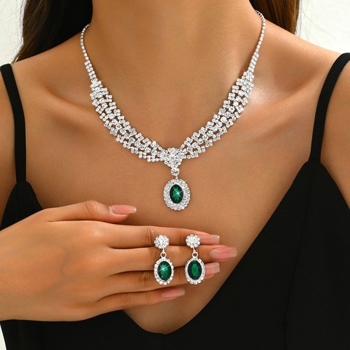 Luxury crystal necklace - luxury,