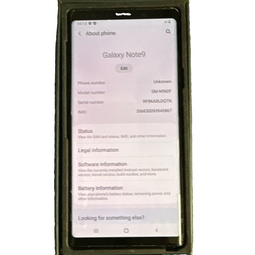 Samsung galaxy note9 - samsung, 128gb