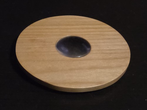 Hard maple round low glider - hard,
