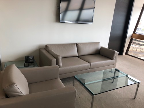 Vitra leather couch armchair - couch,,