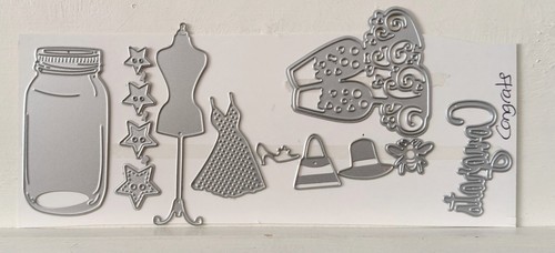 Mixed die set - mixed, champagne