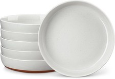 MALACASA Pasta Bowls Set of 6, Large Pasta Bowls, Bowls Set, Soup Bowls, Cerami