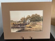 Victorian WATERCOLOUR WORKING