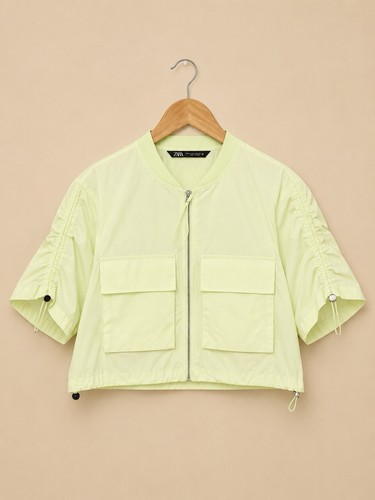 Zara cropped utility - zara, zip