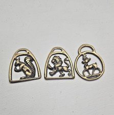 Set of 3 Vintage Style Brass