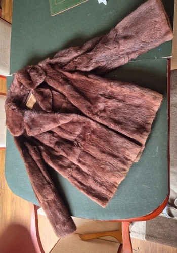 Mink real fur jacket size - real,