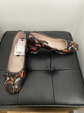 BNWT at €39.95 Zara genuine leather snake print shoes size 5/38
