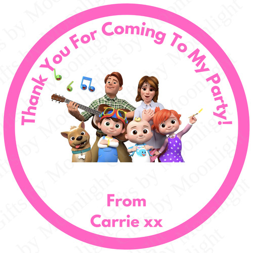 Personalised birthday stickers - personalised,