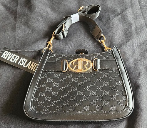 Black faux leather - black,