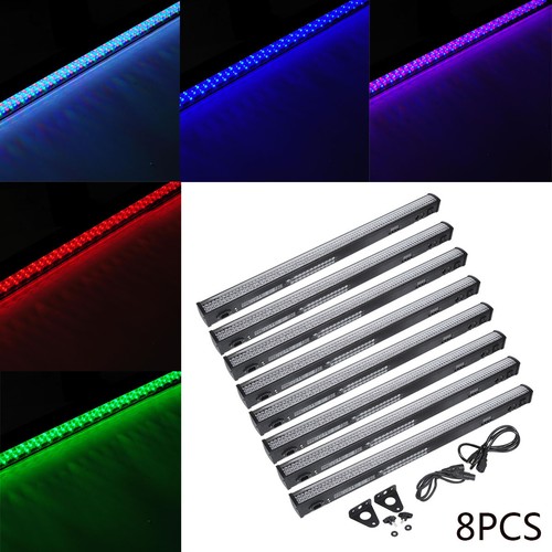Tcfundy 8pcs 240led rgb wall - 8pcs,