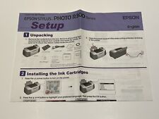 VTG| Epson Stylus Photo R300 Series - Quick Start User Manual / Pamphlet