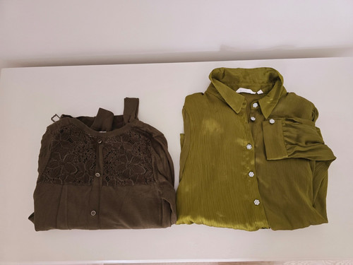 2xnaf naf khaki shirt with - naf,