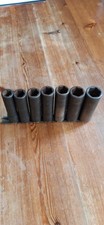 Snap on extra deep impact 1/2" drive socket set. Sizes 13mm to 19mm. Read Ad.